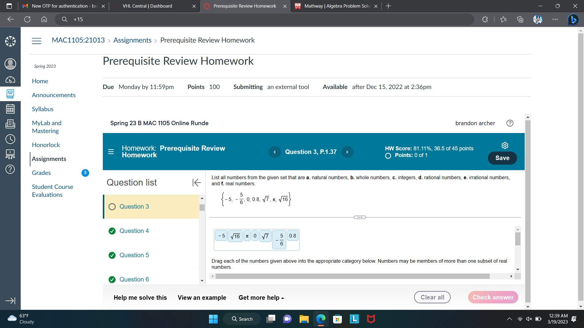 M New OTP for authentication - bra x VHL Central