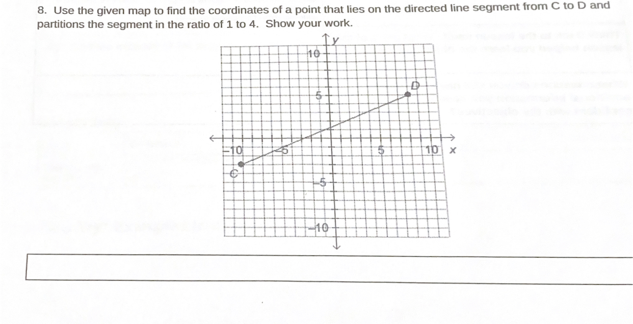Use the given map to find the coordinates of a