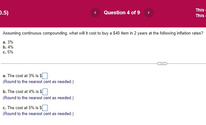 0.5) < Question 1 of 9 Graph the equation on