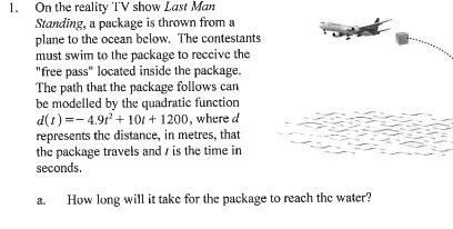 1. On the reality TV show Last Man Standing, a