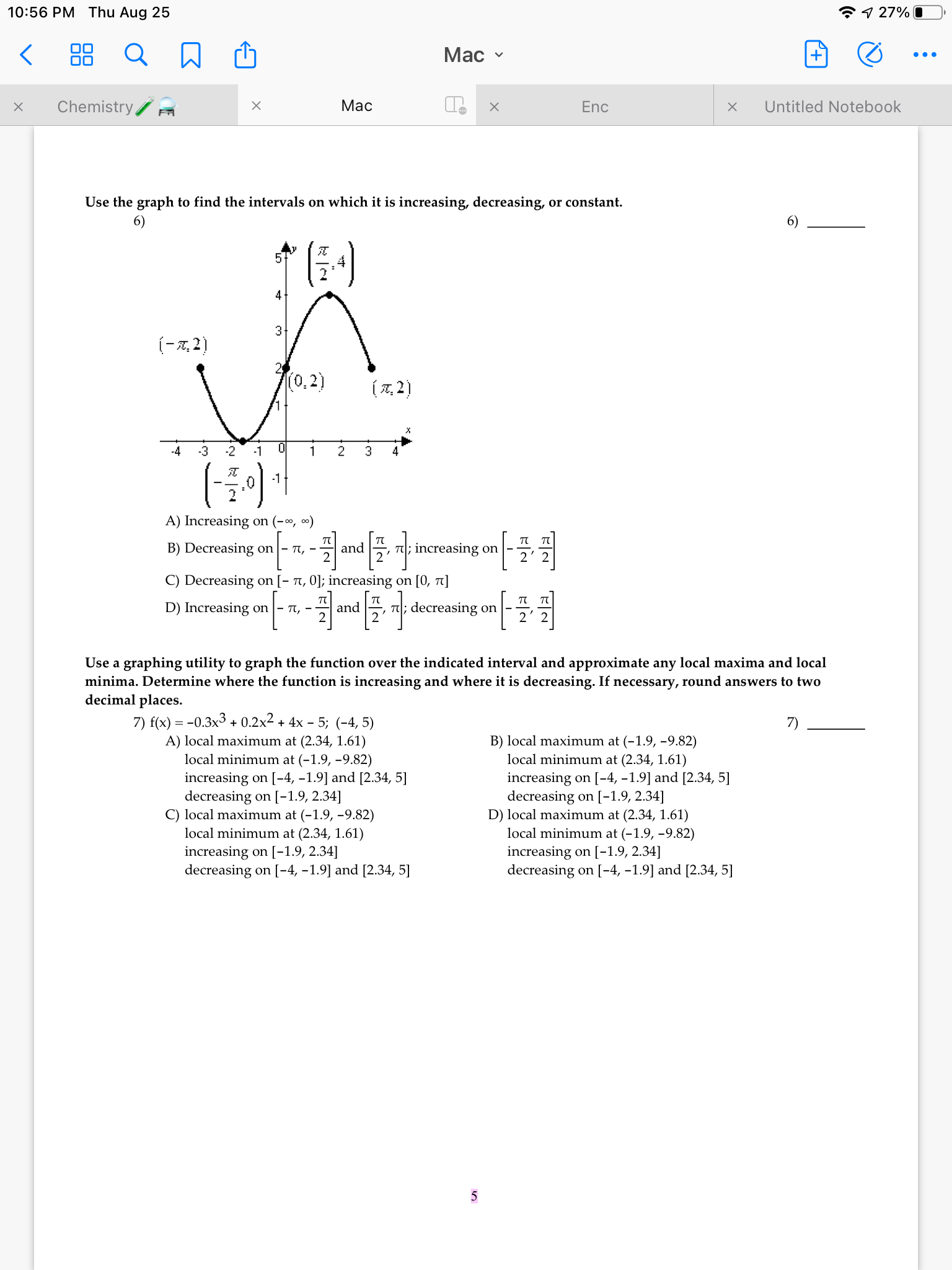6 and 7 10:56 PM Thu Aug 25 4,: q 27%[1' <