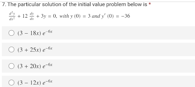 asappp pls I The particular solution of the