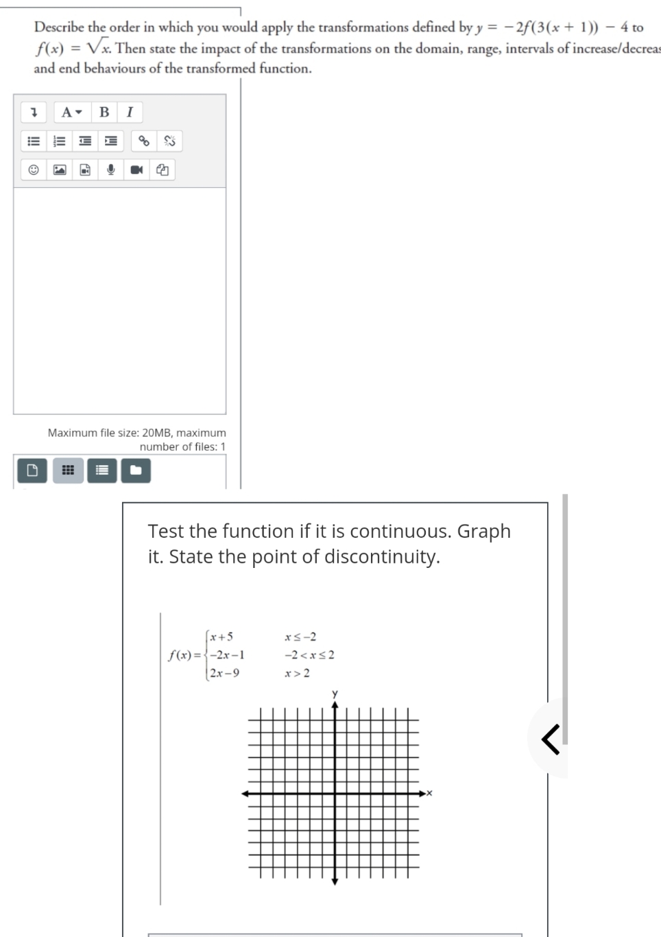 please Help these in 30 minutes Describe the