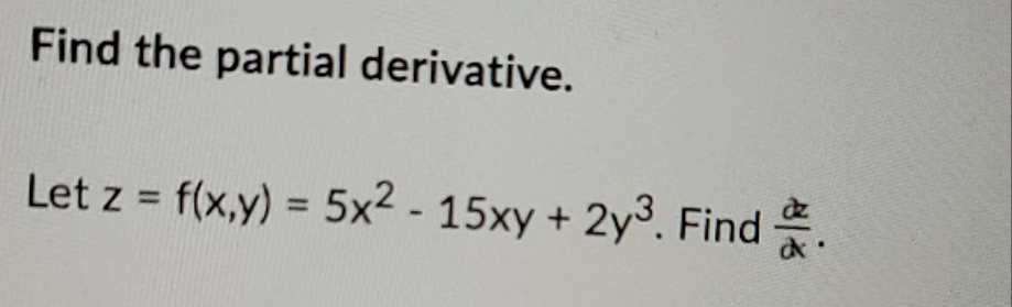derivative \f