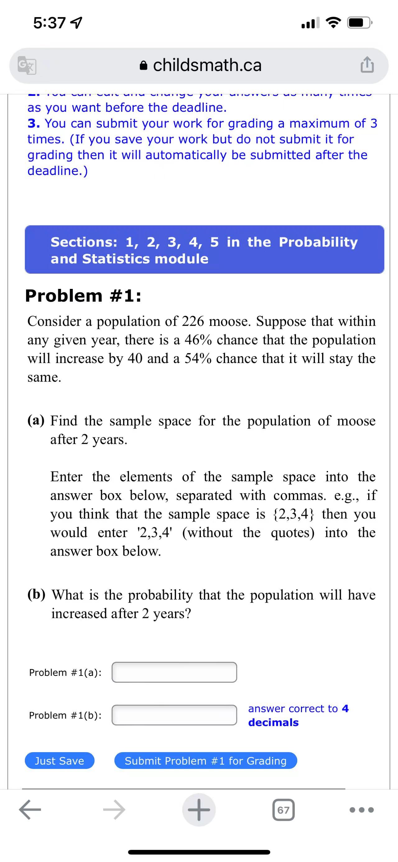 5:37 9 G a childsmath.ca as you want before the