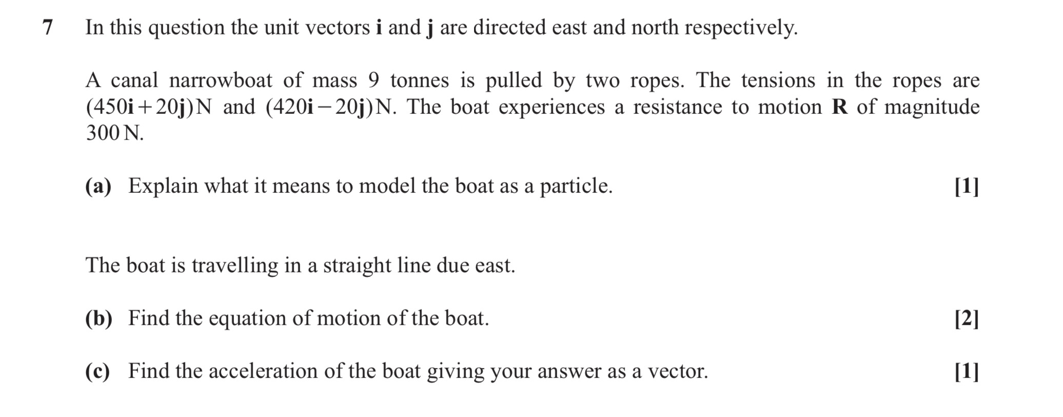 7 In this question the unit vectors i and j are