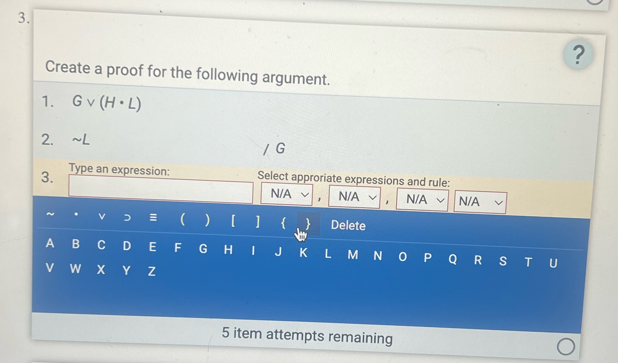 Please help solve this proof. Create a proof for