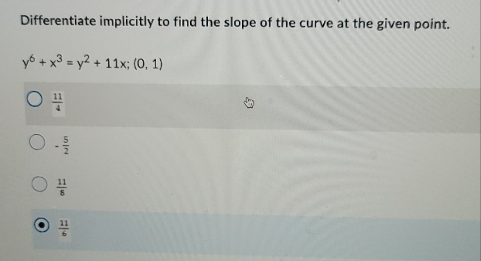 differentiate Differentiate implicitly to find