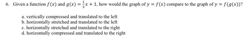 \f\f\f6. Given a function ffx} and}; (x) = ix + L