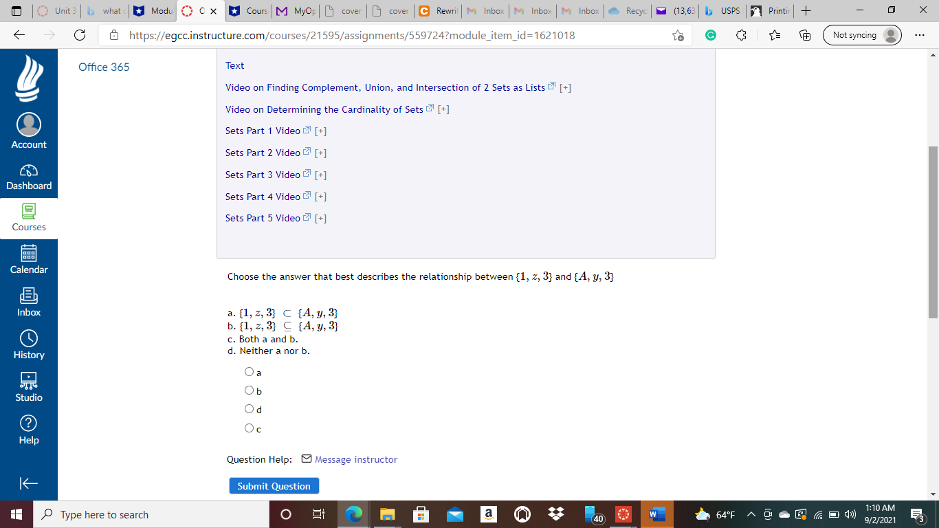 > Unit 3 | whatc * Modu () 0 x * Cours M MyOp |
