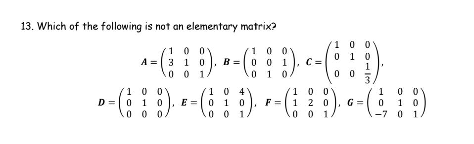 please help this linear algebra with clear stepss