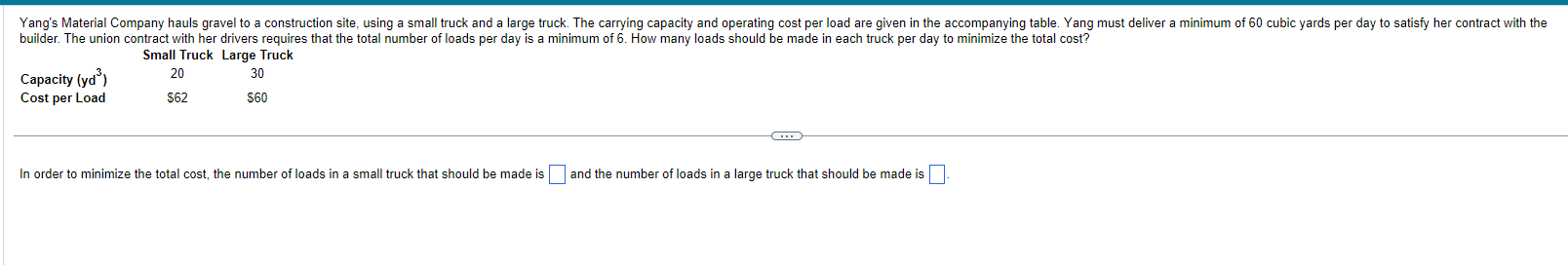 Yang's Material Company hauls gravel to a