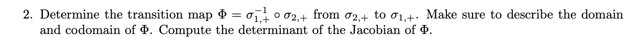 2. Determine the transition map (I) = 01\": 0