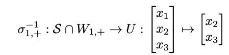 2. Determine the transition map (I) = 01\": 0
