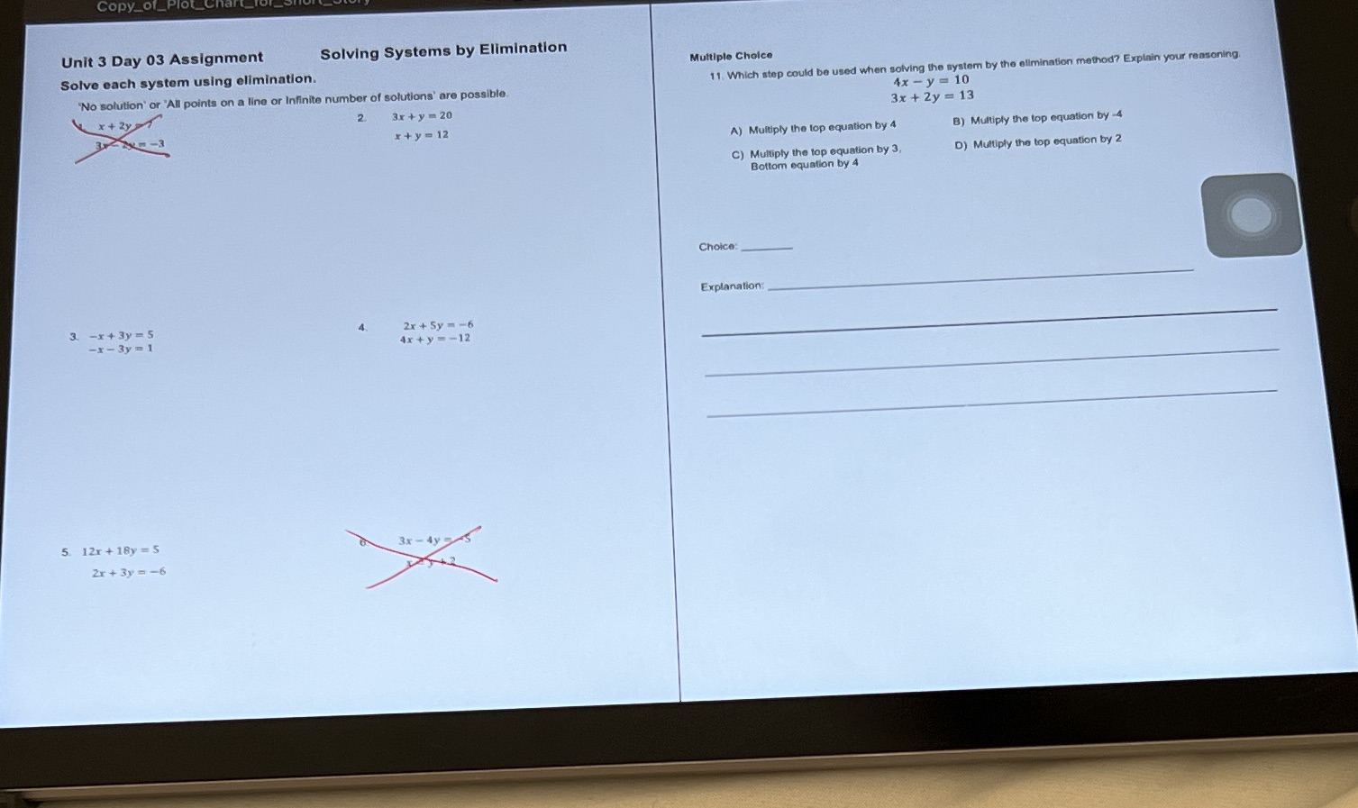 I need help with day 3 assignments Copy_of_Plot