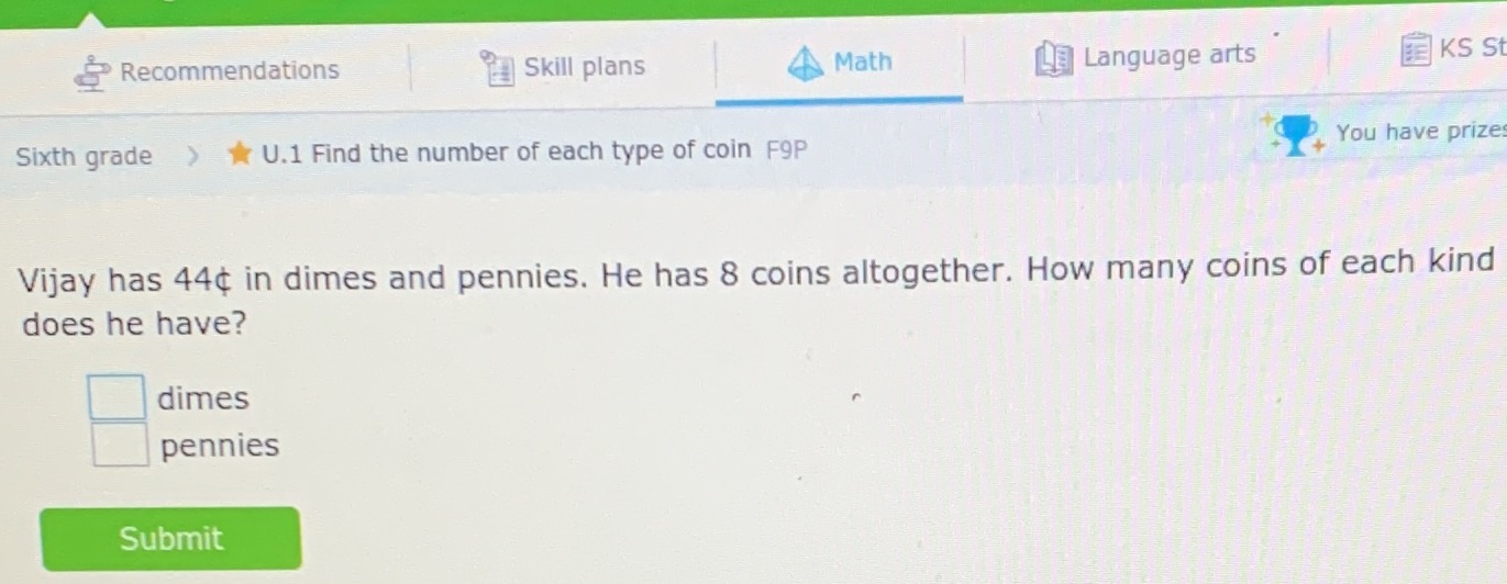 I need help Recommendations Skill plans Math LE