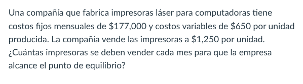 Una compania que fabrica impresoras laser para