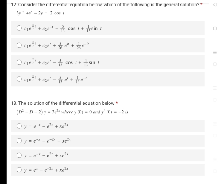 asapp pls 12. Consider the differential equation