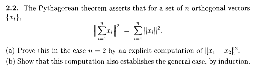 need help with 2.2a and 2.2b 2.2. The Pythagorean