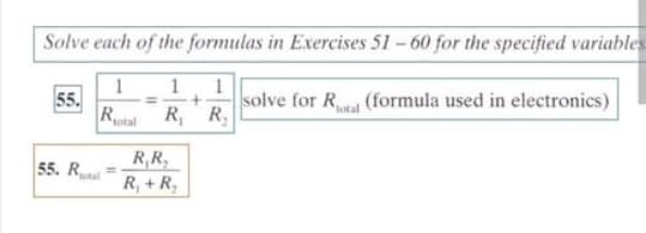 solve it first try on latex or by hand clear