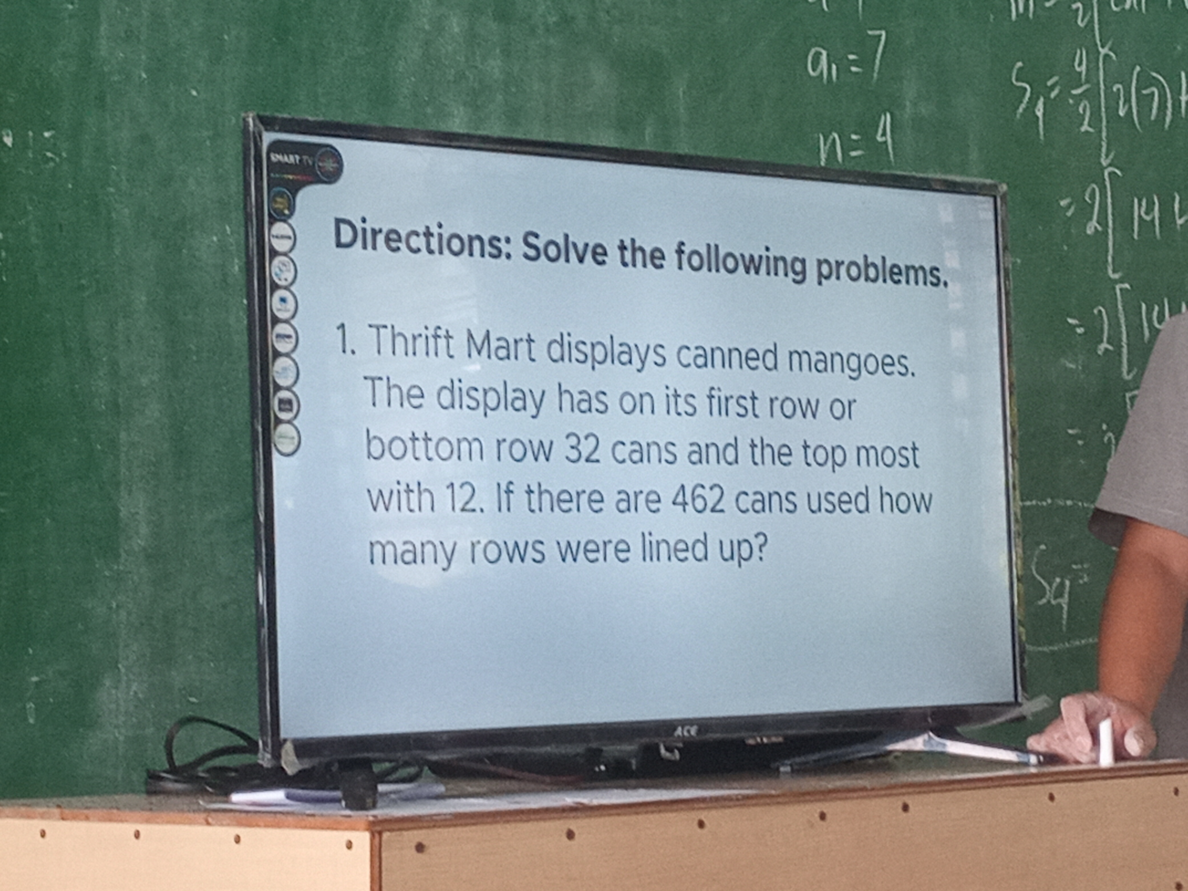 91 : 7 n : 4 2 14 Directions: Solve the following