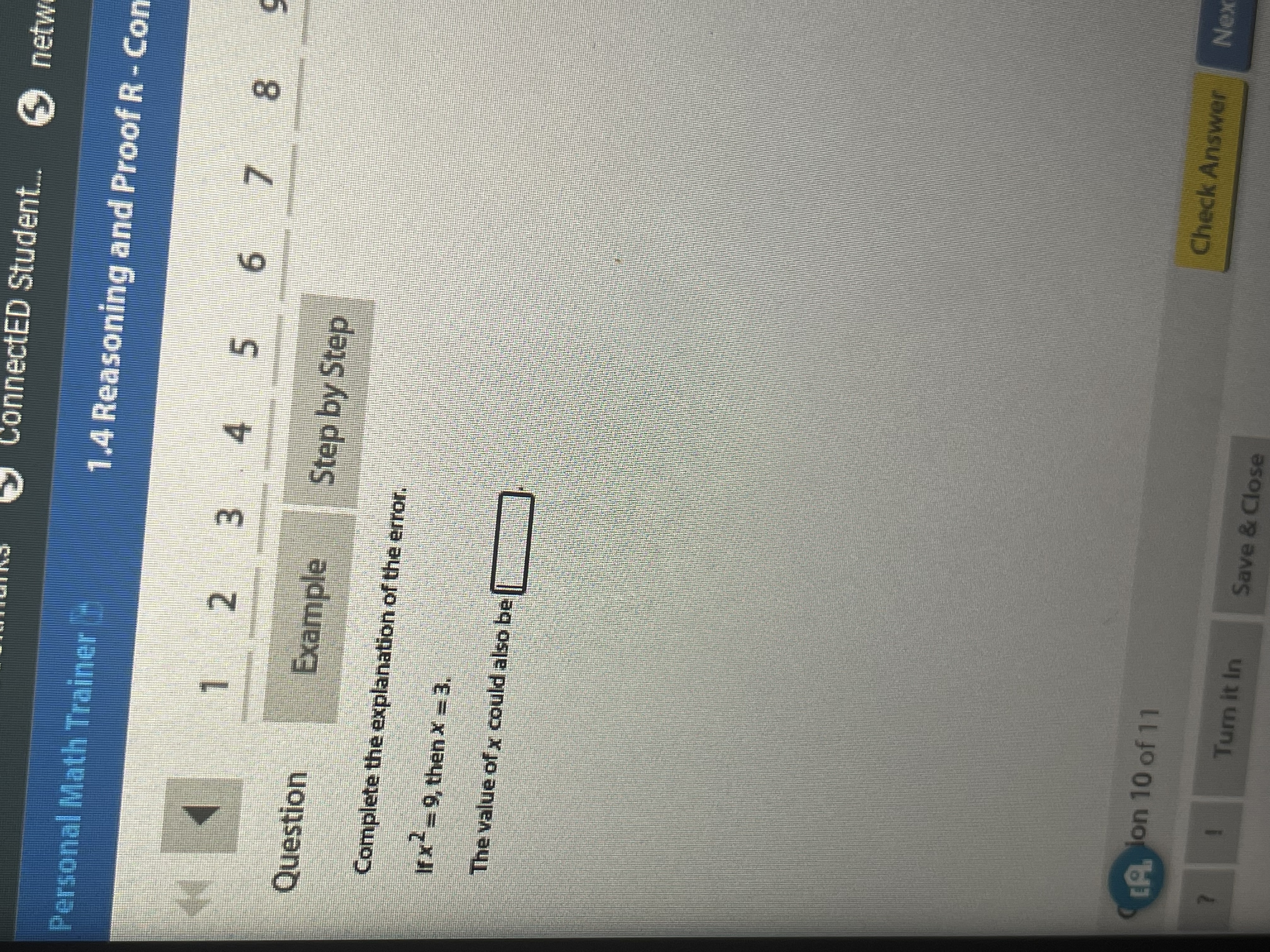 rsonal Math Trainer 1.4 Reasoning and Proof R -