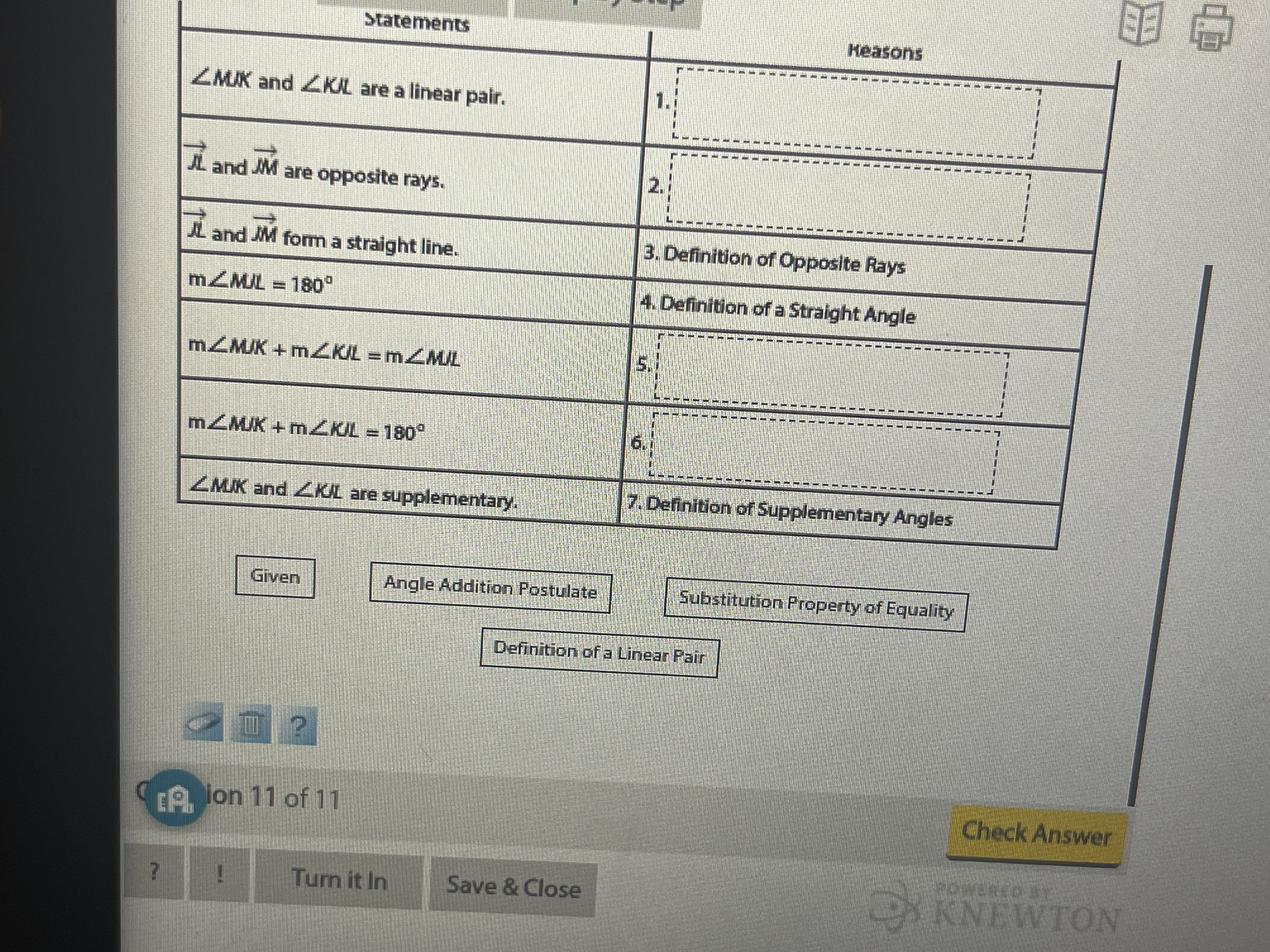 rsonal Math Trainer 1.4 Reasoning and Proof R -