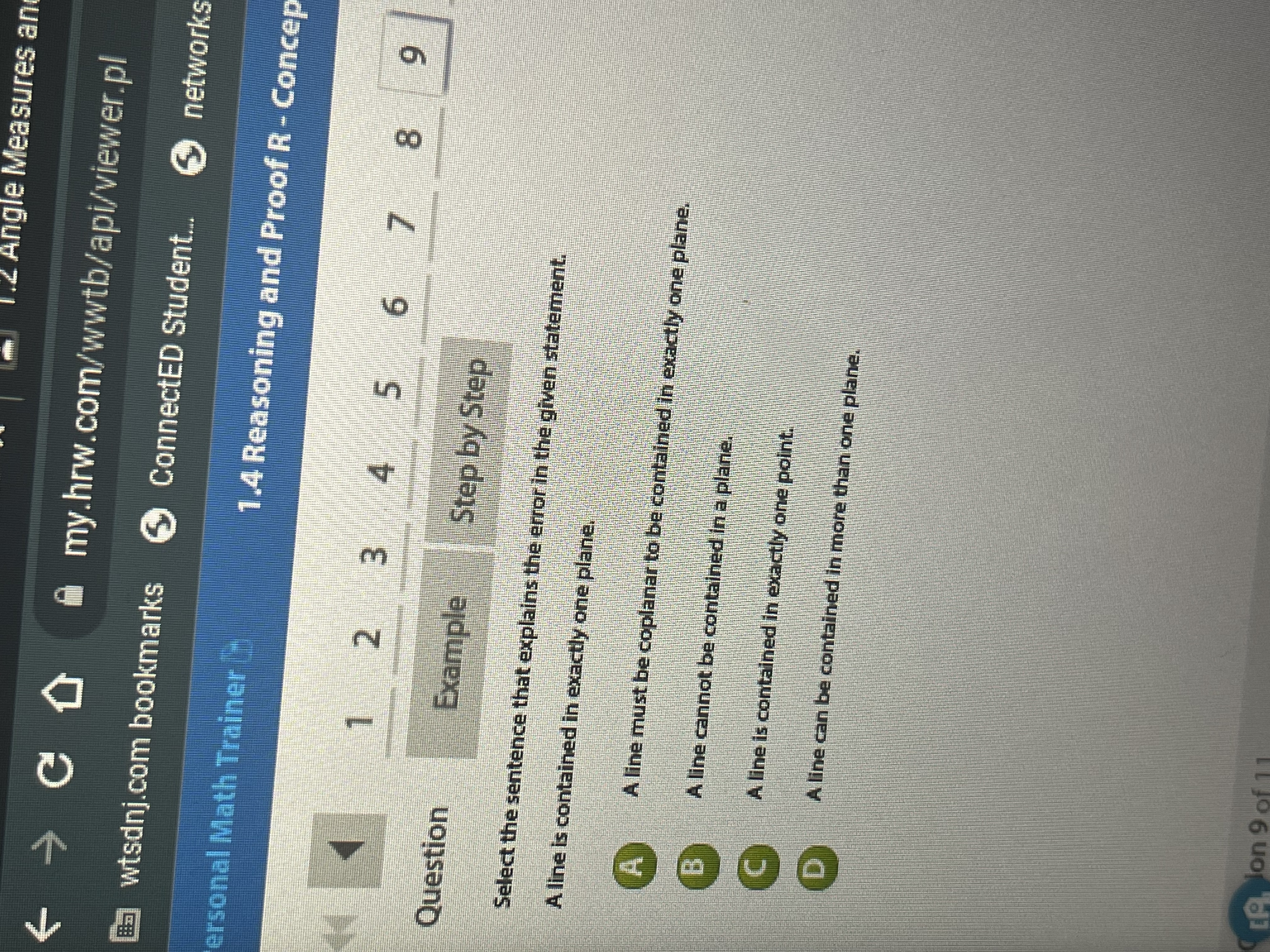 rsonal Math Trainer 1.4 Reasoning and Proof R -