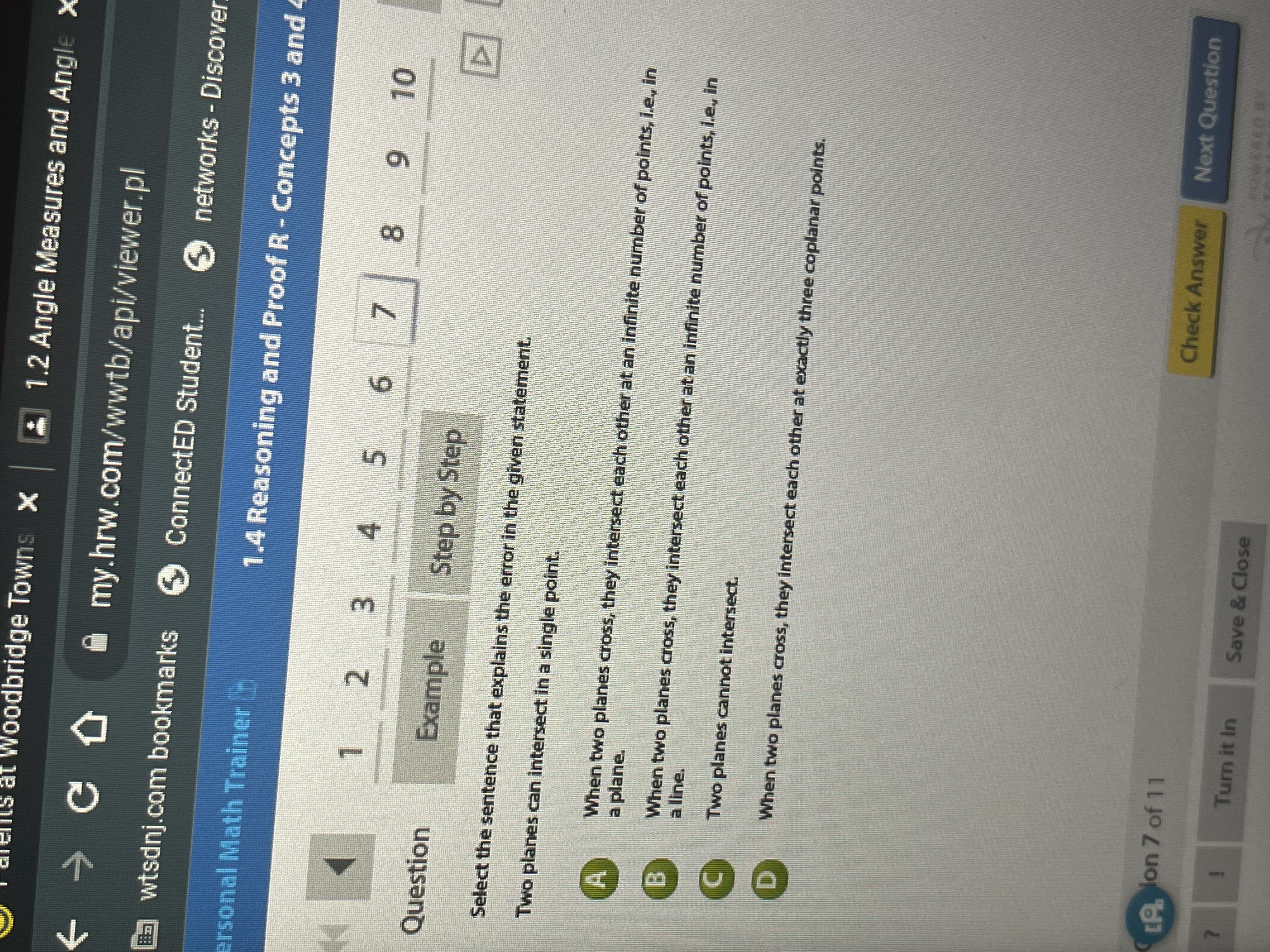 rsonal Math Trainer 1.4 Reasoning and Proof R -