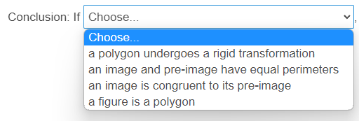 Which answers are examples of deductive