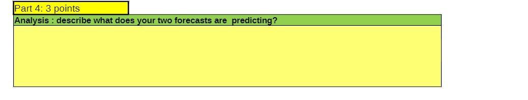Part 4: 3 points Analysis : describe what does