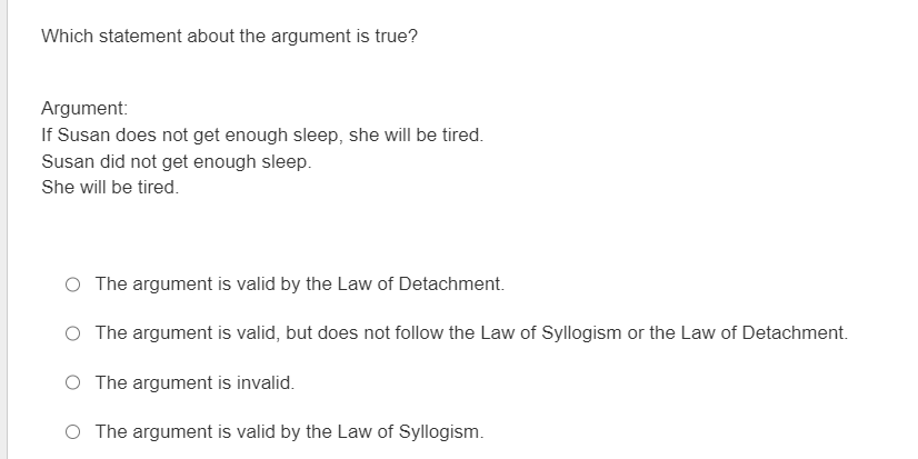 Which answers are examples of deductive