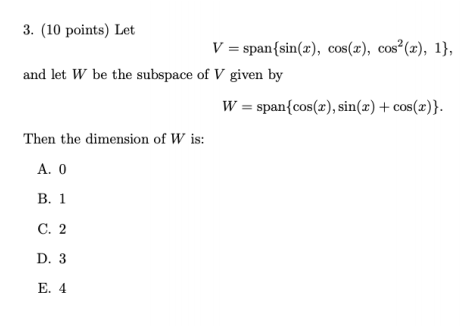 need correct options, asap, with solution. 3. (10