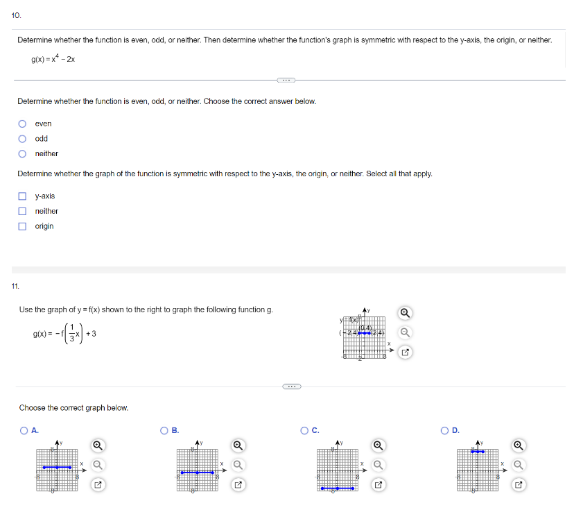 Express the given function h as a composition of