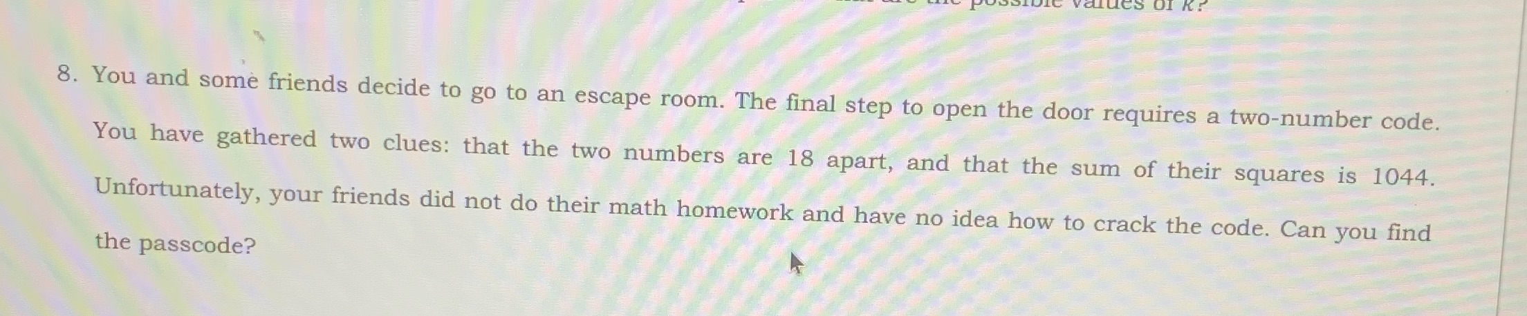 Plz explain in steps how u got ur answer. 8. You