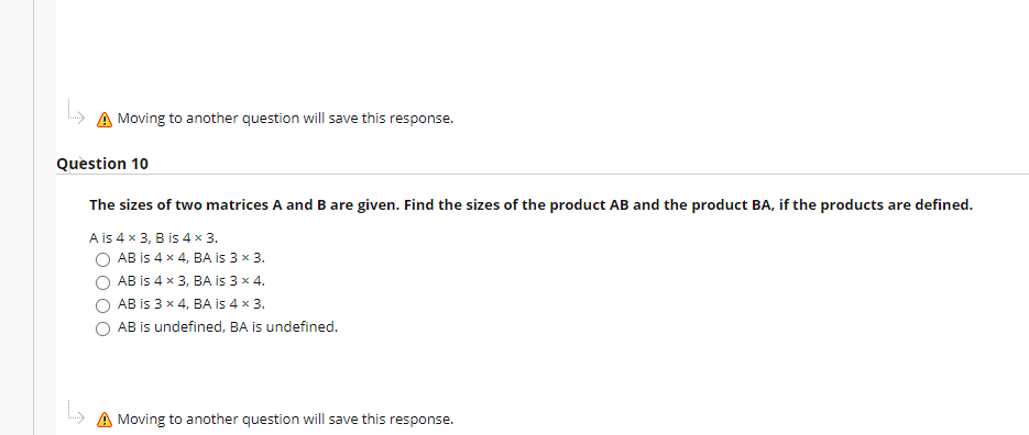 Please help me ? A Moving to another question