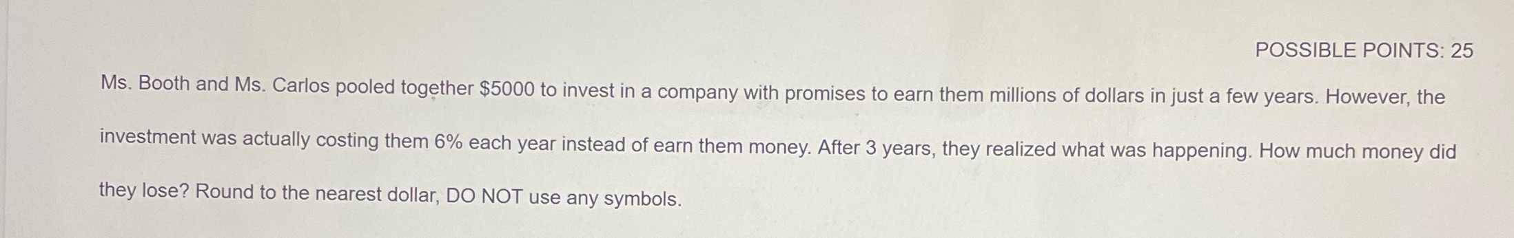 exponential functions POSSIBLE POINTS: 25 Ms.