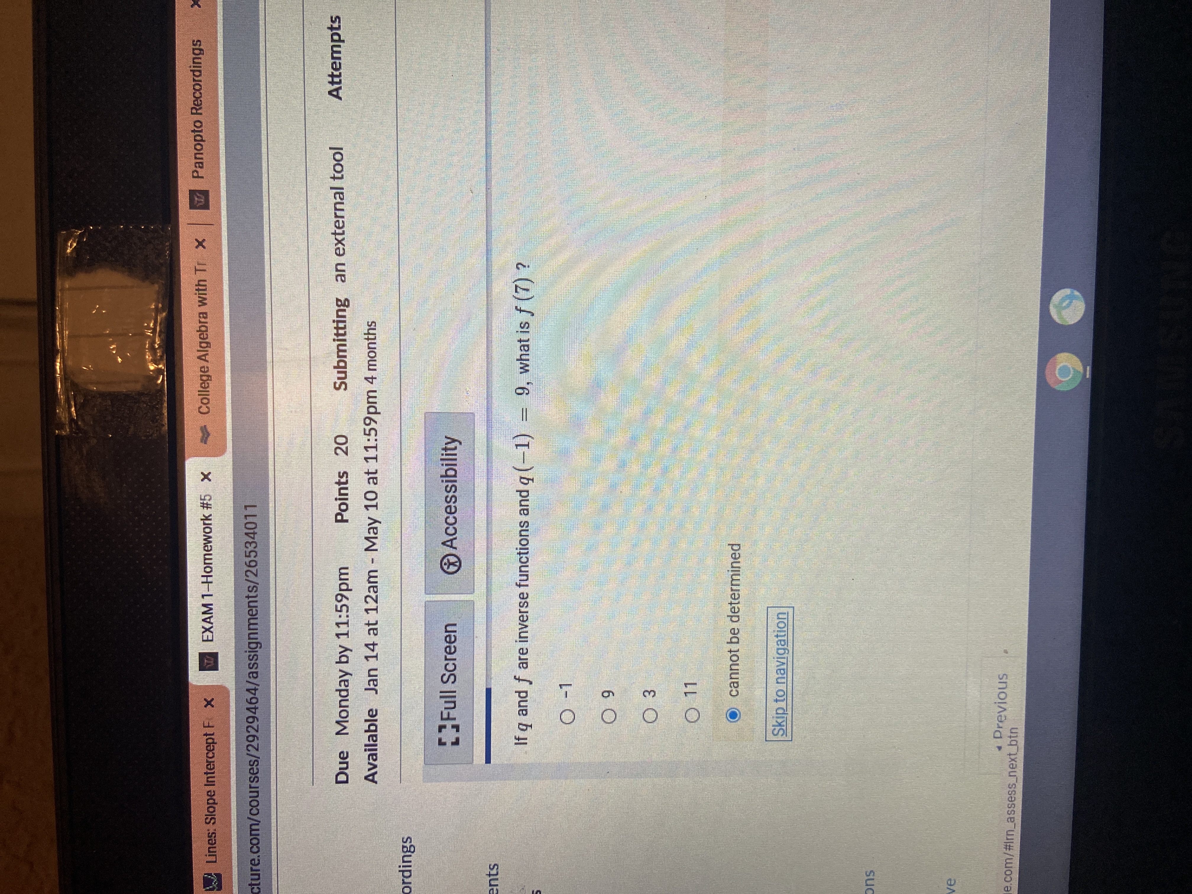 I'm having some trouble with this question, can