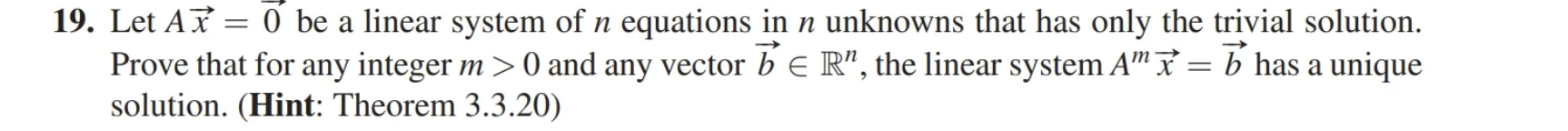 Let A be a square matrix of order n. The