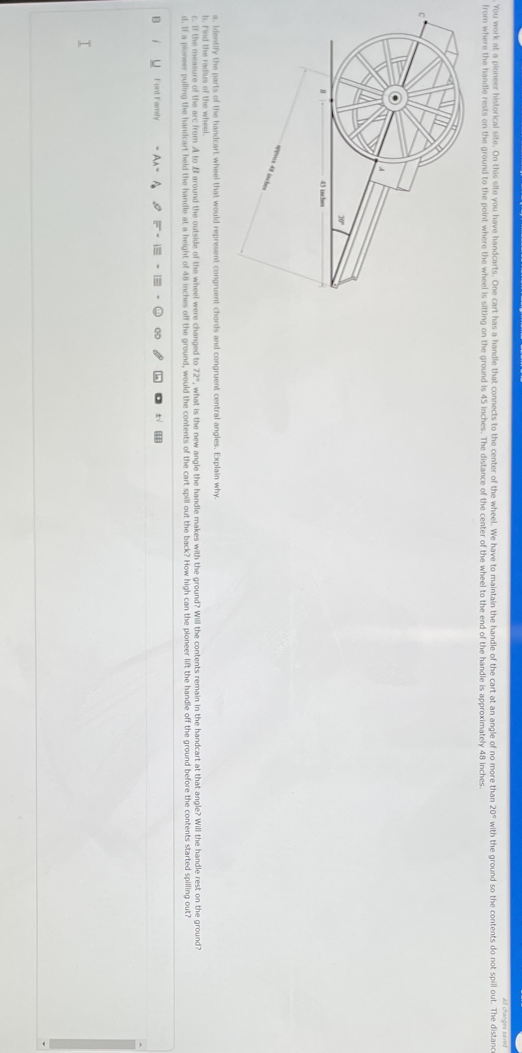 All changes saved You work at a pioneer