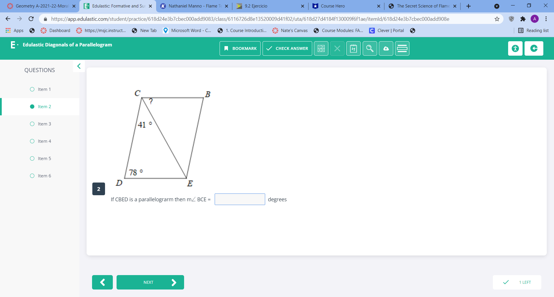 Geometry A-2021-22-Moral X E. Edulastic: