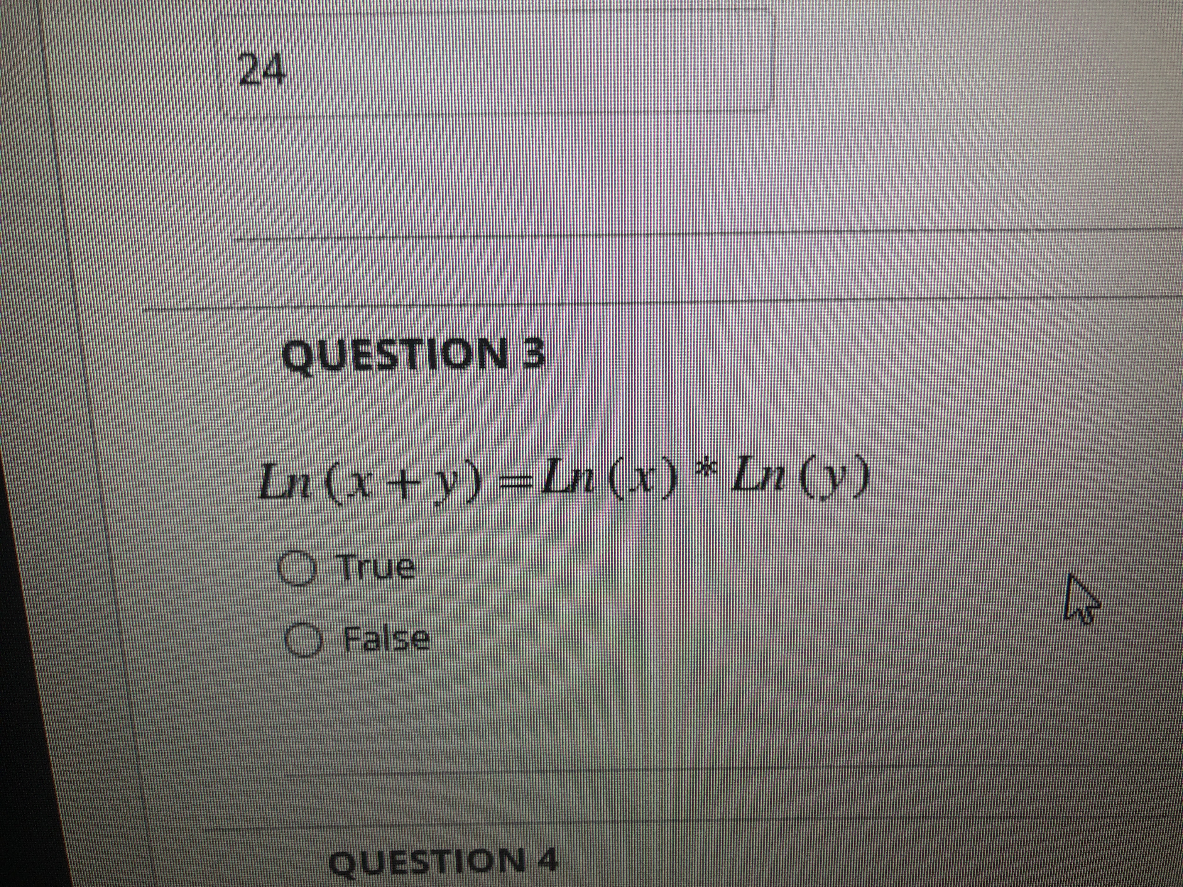 \fQUESTION 6 PH = - Log ( H +) If the pH of a