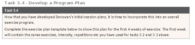 Task 3.4 - Develop a Program Plan Task 3.4 Now