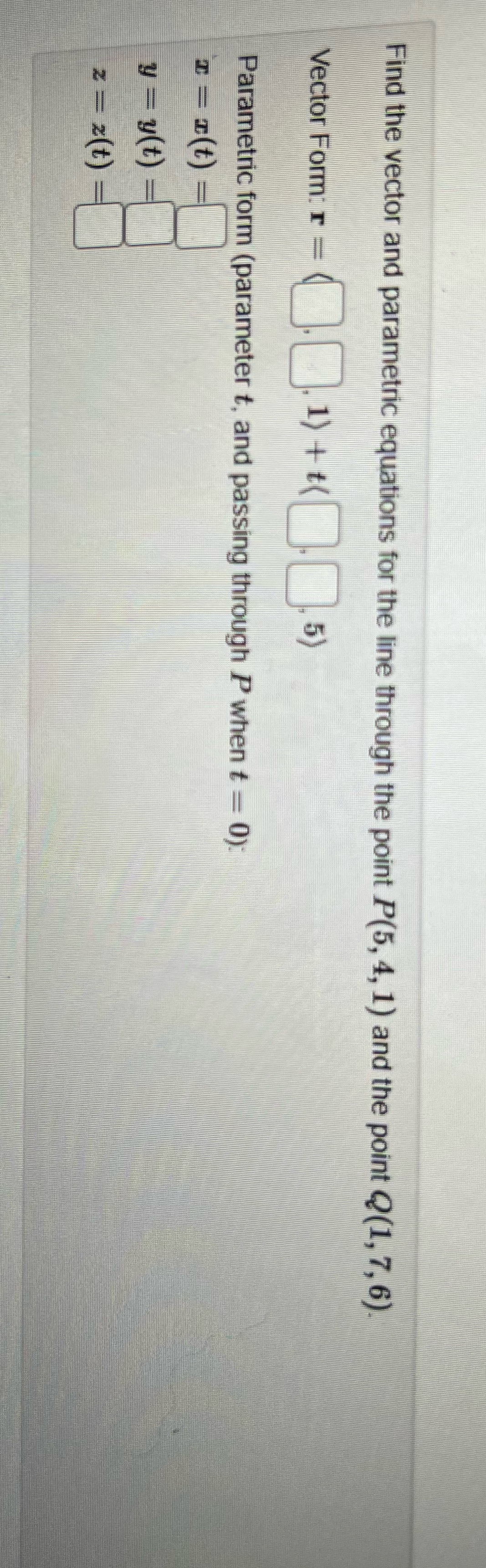 How would I solve this? Find the vector and