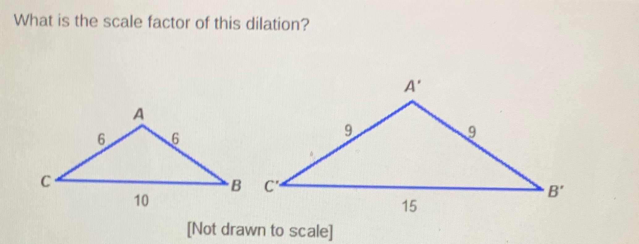 Pls help I'm confused What is the scale factor of