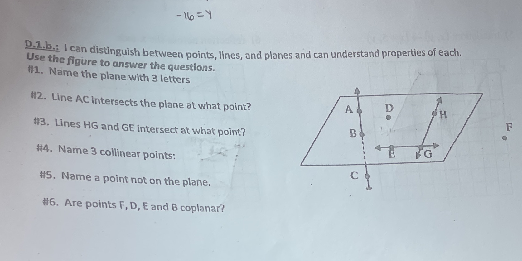 Confused please help - 16 = Y D.1.b.: I can