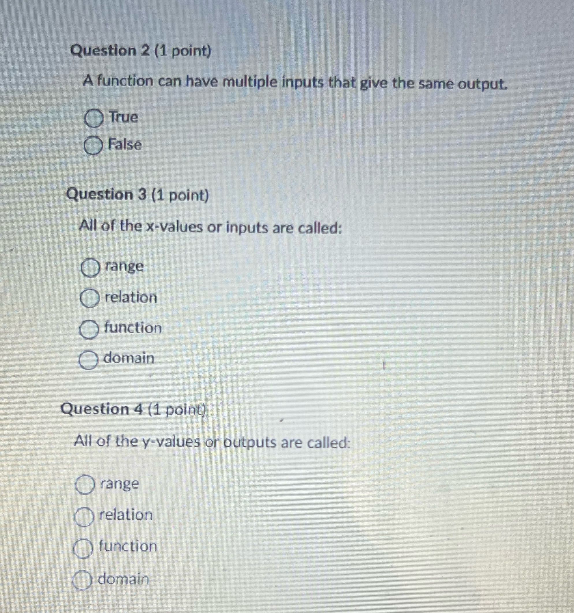 I want help with all questions Question 2 (1