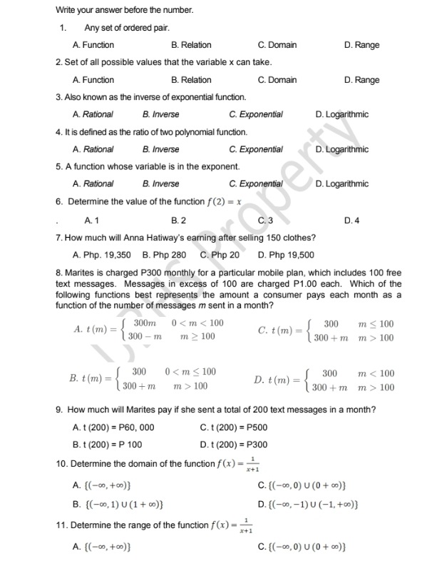 Please help me in my activity on my general