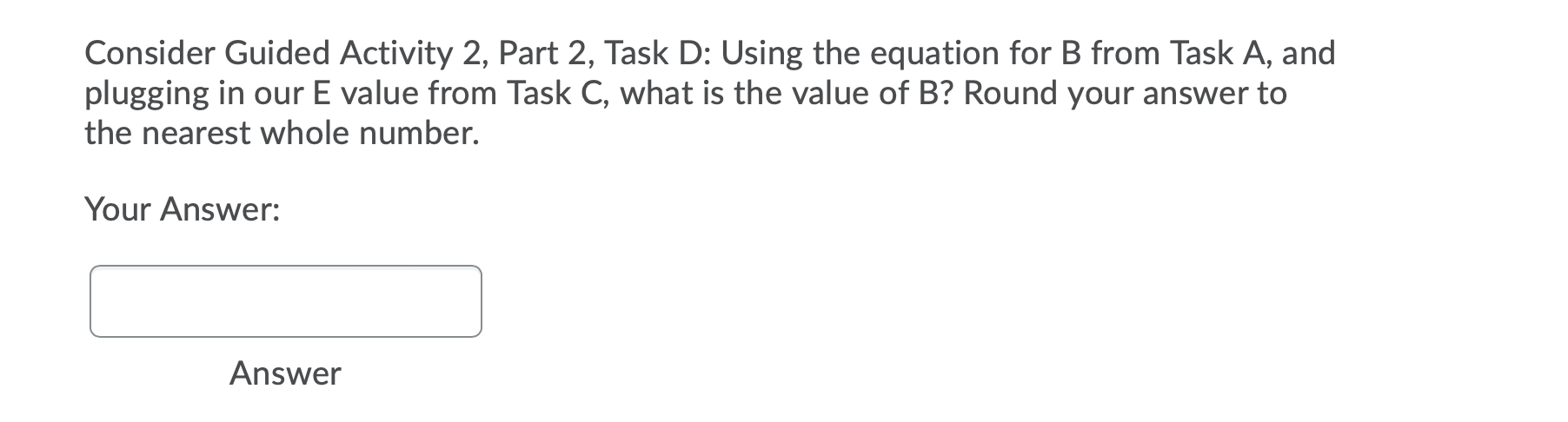 I think I figured out what to ask, and I hope I