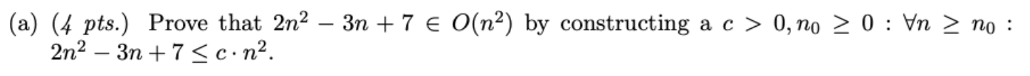 \fCorrectness. There are an infinite number of c,